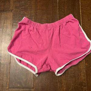 Pinkish/purple shorts